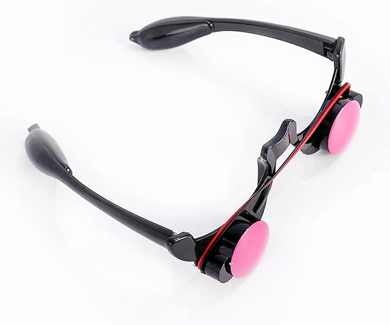 Holiberty Glowing Red Eyes Glasses Grim Reaper Cosplay Halloween Costume Accessory Light up Glasses Eyewear Rave Party Favors - Image 5